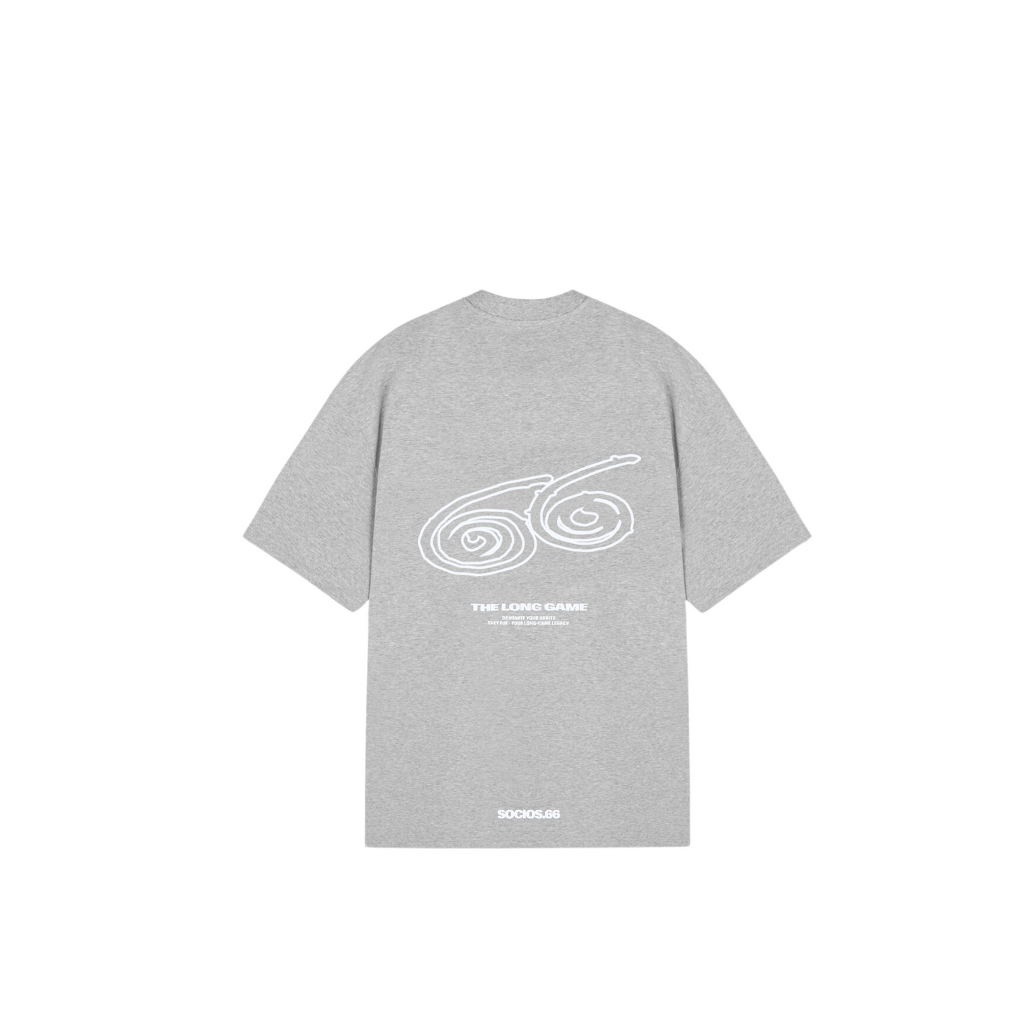 Long Game T Shirt Grey